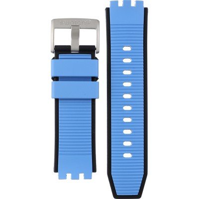 Bracelet Swatch Plastic - BigBold - SB0/SO27 ASB07S106 Blue daze