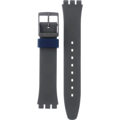 Bracelet Swatch Plastic - Originals Medium (34mm) /Access/Solar/Musicall/Stop - G/SK/SL/SR/SS/SO28 ASO28M701 Tile Dial