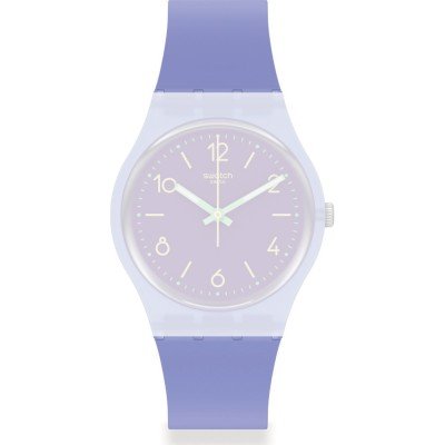 Bracelet Swatch Plastic - Originals Medium (34mm) /Access/Solar/Musicall/Stop - G/SK/SL/SR/SS/SO28 ASO28V101 Violet Dream