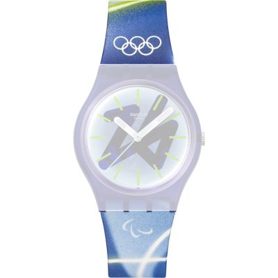 Bracelet Swatch ASO28Z135 Chasing Peaks - Milano Cortina 2026