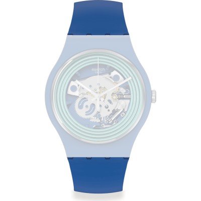 Bracelet Swatch Plastic - Originals Large (41mm) SUO/SO29/SO32 ASO29N103-5300 Blue Rings Pay!