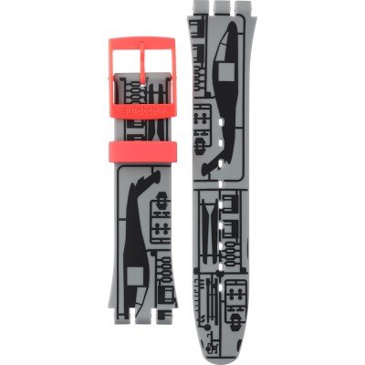 Bracelet Swatch Plastic - Originals Large (41mm) SUO/SO29/SO32 ASUOM107 SUOM107 Helikit