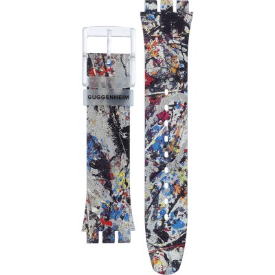 Bracelet Swatch Plastic - Originals Large (41mm) SUO/SO29/SO32 ASUOZ366 Pollock's alchemy