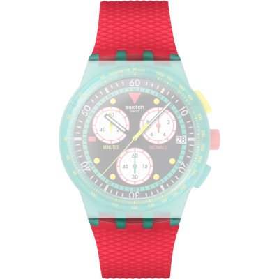 Bracelet Swatch ASUSG409 Neon Emerald Chrono