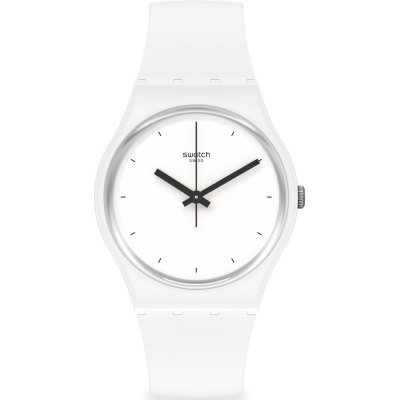Montre Swatch Originals Medium (34mm) SO31W100 Think Time White