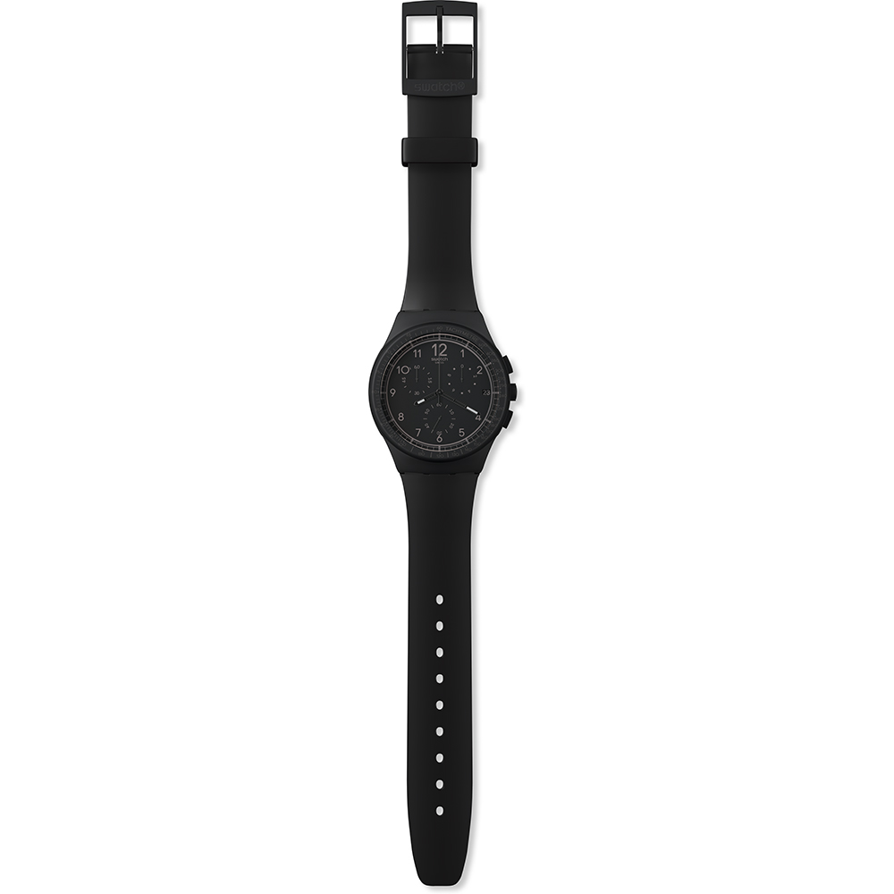 Montre Swatch New Chrono Plastic SUSB400 Black Efficency