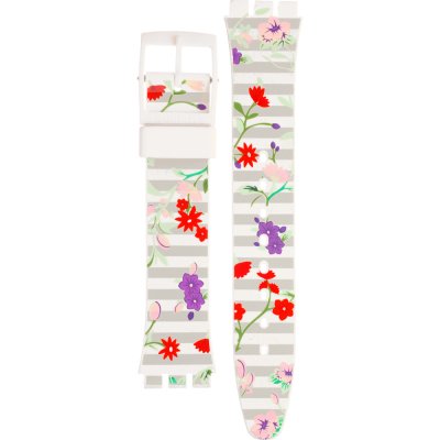 Bracelet Swatch Plastic - Originals Medium (34mm) /Access/Solar/Musicall/Stop - G/SK/SL/SR/SS/SO28 AGZ290 GZ290 Blossoming Love