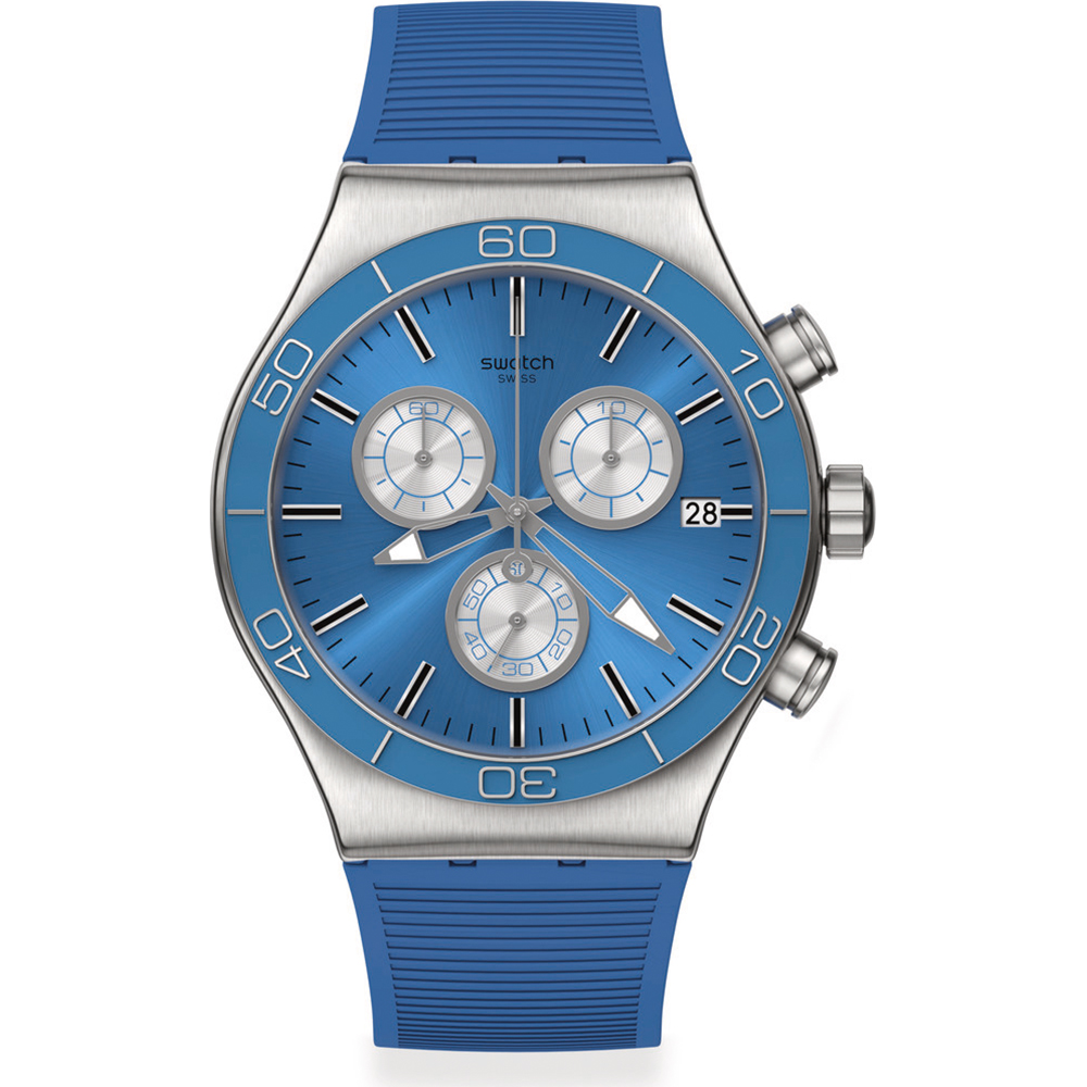 Montre Swatch Irony - Chrono New YVS485 Blue Is All