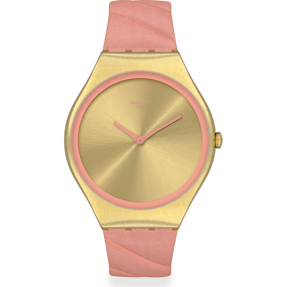Montre Swatch Skin Irony SYXG114 Blush Quilted