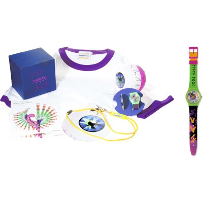Montre Swatch Packaging Specials GZ215C Casette Playa (Playa Look)