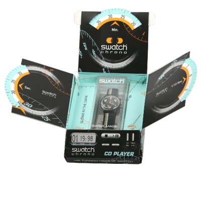 Montre Swatch Chrono SCB120PACK CD Player