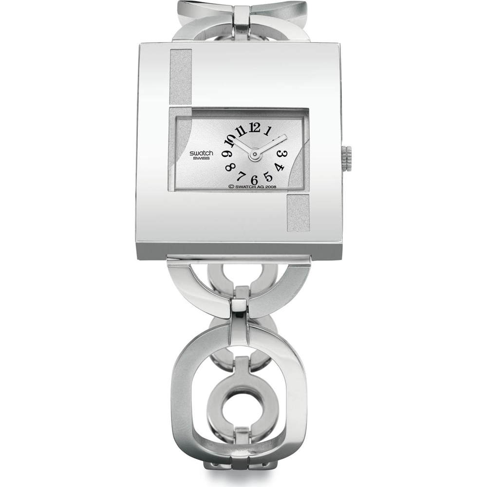 Montre Swatch Lady Square YUS122G Chain Me On