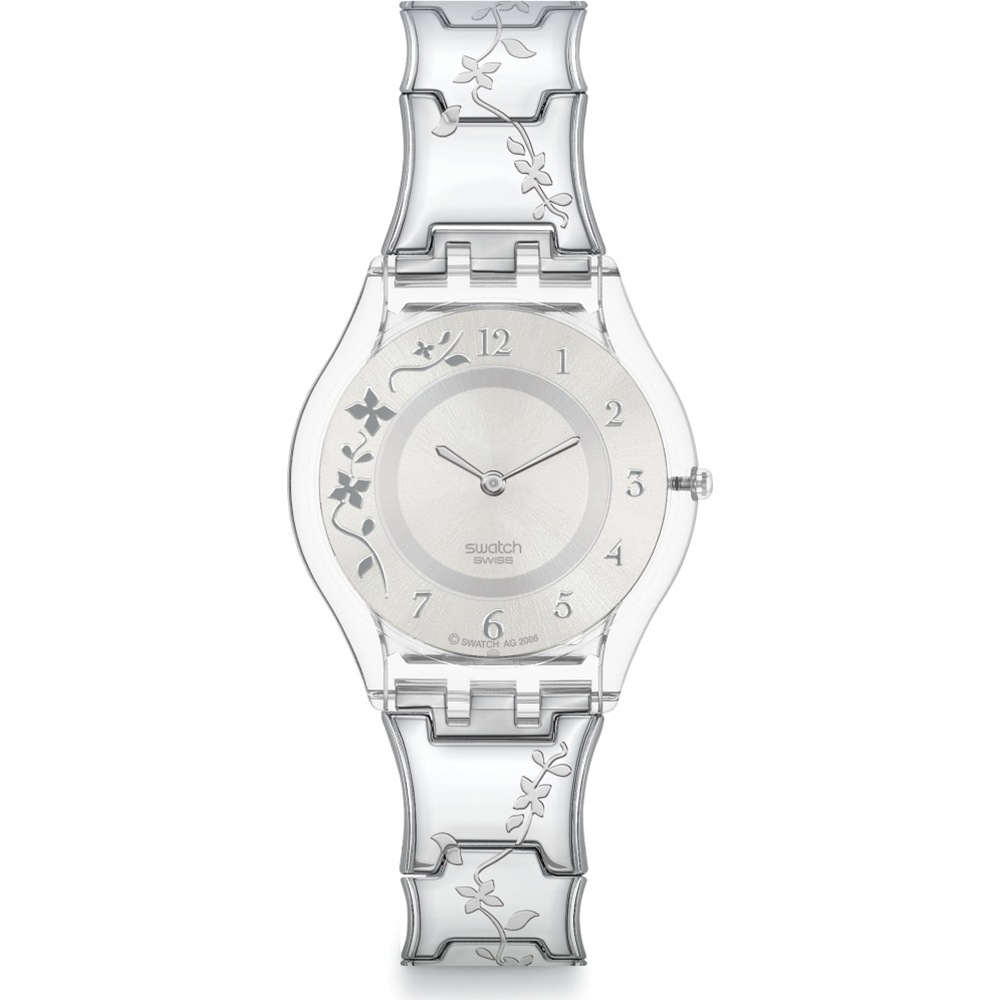 Montre Swatch Skin SS08K100G Climbing Flowery