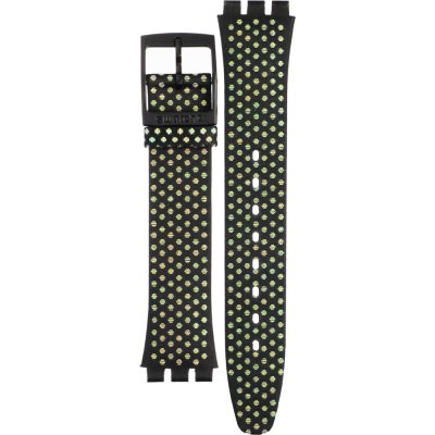 Bracelet Swatch Plastic - Originals Medium (34mm) /Access/Solar/Musicall/Stop - G/SK/SL/SR/SS/SO28 AGB293 GB293 Diamond Spots