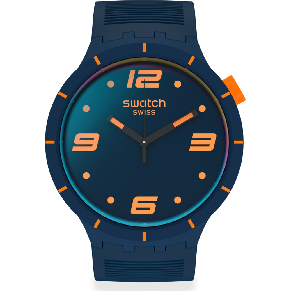 Montre Swatch Big Bold SO27N110 Futuristic Blue