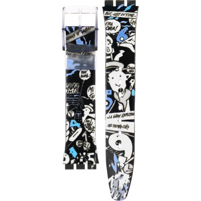 Bracelet Swatch Plastic - Originals Medium (34mm) /Access/Solar/Musicall/Stop - G/SK/SL/SR/SS/SO28 AGK265 GK265 Furto