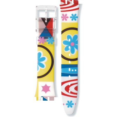Bracelet Swatch Plastic - Originals Medium (34mm) /Access/Solar/Musicall/Stop - G/SK/SL/SR/SS/SO28 AGK346 GK346 Visionnaire
