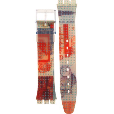 Bracelet Swatch Plastic - Originals Medium (34mm) /Access/Solar/Musicall/Stop - G/SK/SL/SR/SS/SO28 AGN195 GN195 Travel Diary