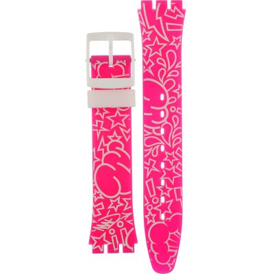 Bracelet Swatch Plastic - Originals Medium (34mm) /Access/Solar/Musicall/Stop - G/SK/SL/SR/SS/SO28 AGP133 GP133 Shout Out