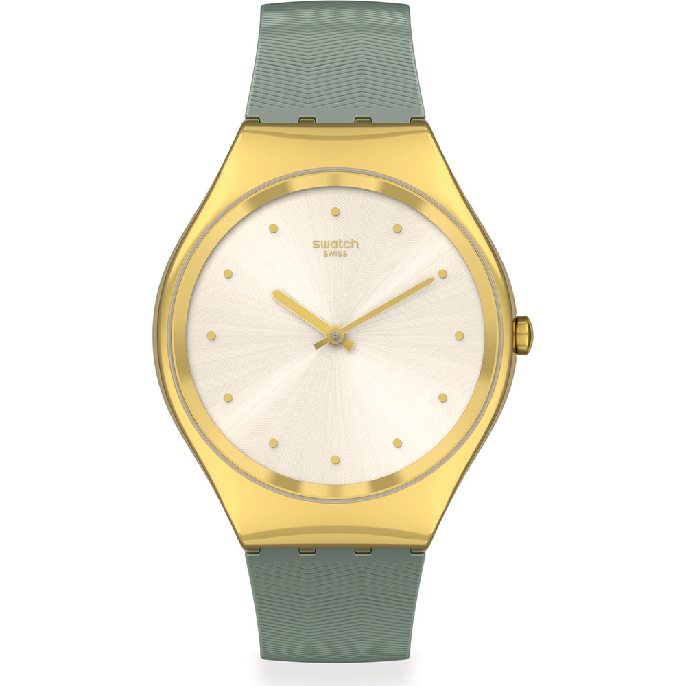 Montre Swatch Skin Irony SYXG113 Green moire