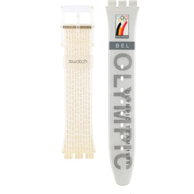 Bracelet Swatch Plastic - Originals Medium (34mm) /Access/Solar/Musicall/Stop - G/SK/SL/SR/SS/SO28 AGZ150L GZ150L Olympic Team Belgium