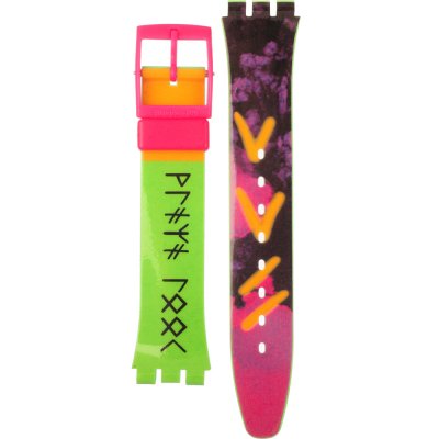 Bracelet Swatch Plastic - Originals Medium (34mm) /Access/Solar/Musicall/Stop - G/SK/SL/SR/SS/SO28 AGZ215 GZ215 Playa Look