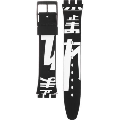 Bracelet Swatch Plastic - Originals Medium (34mm) /Access/Solar/Musicall/Stop - G/SK/SL/SR/SS/SO28 AGB279 GB279 Japan Road