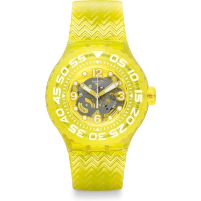 Montre Swatch Scuba Libre SUUJ101 Lemon Profond