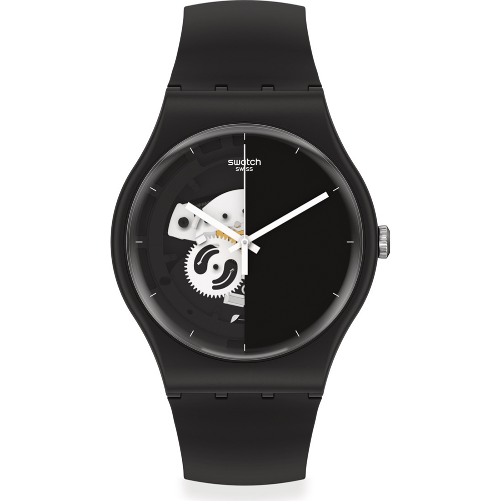 Montre Swatch NewGent SO32B107 Live Time Black