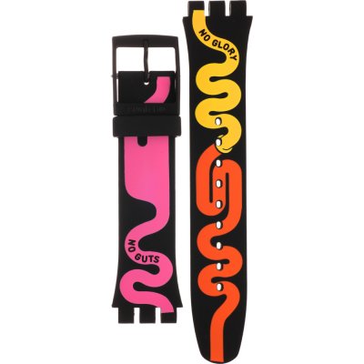 Bracelet Swatch Plastic - Originals Large (41mm) SUO/SO29/SO32 ASUOB108 SUOB108 No Guts No Glory