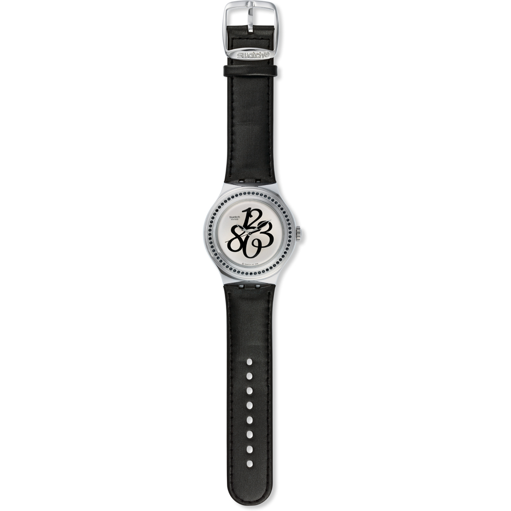 Montre Swatch Nabab YNS111 Pearly Gloss Black