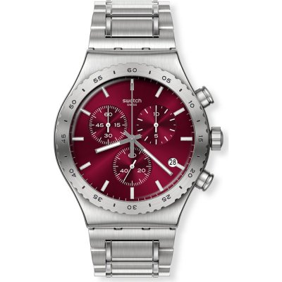 Montre Swatch Irony - Chrono New YVS499G Purple Irony