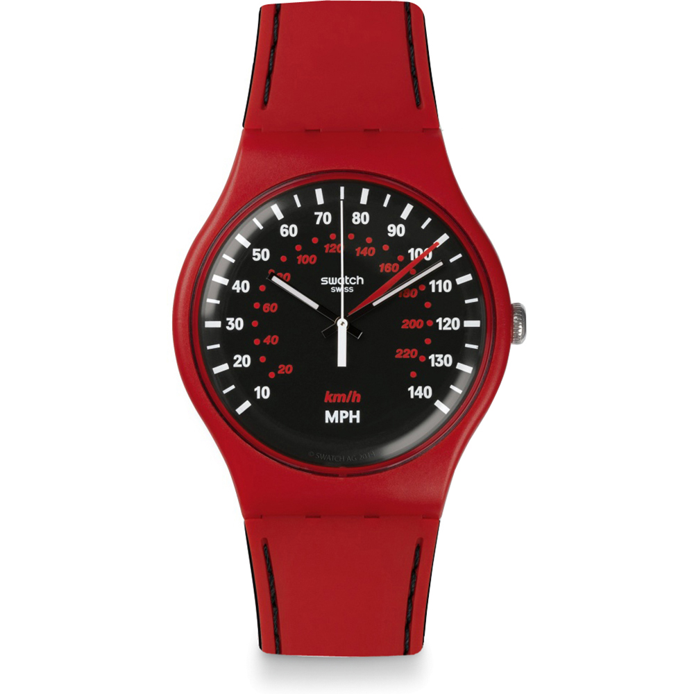 Montre Swatch NewGent SUOR104 Red Brake