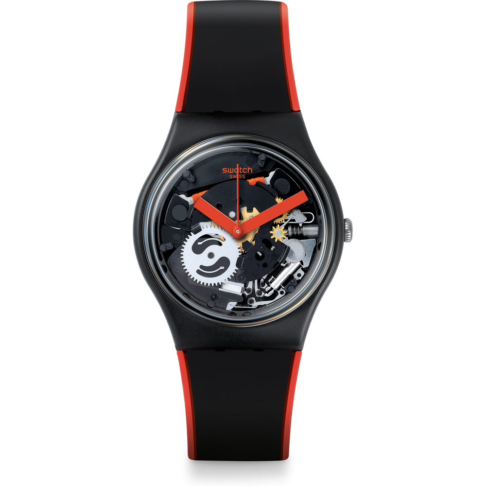 Montre Swatch Standard Gents GB290 Red Frame