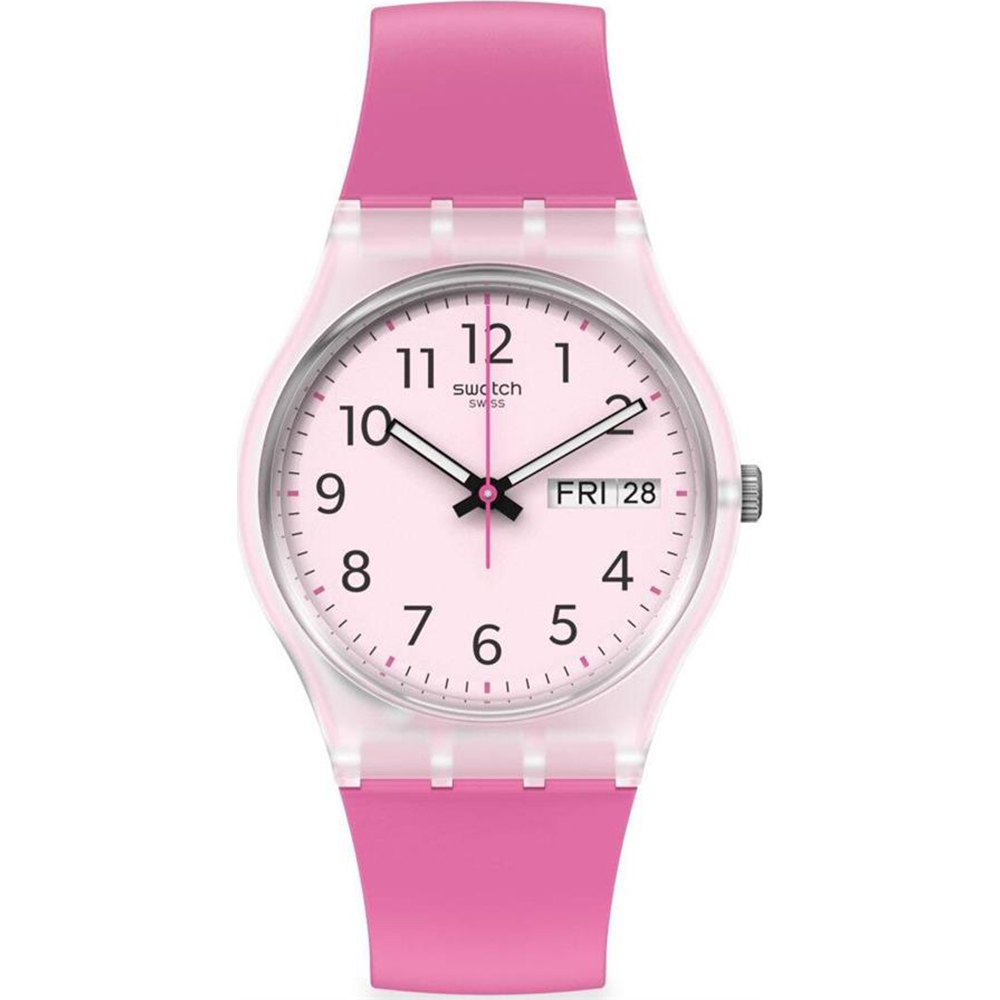 Montre Swatch Standard Gents GE724 Rinse Repeat Pink