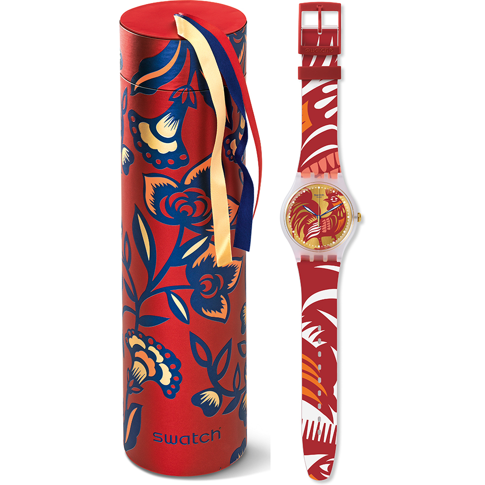 Montre Swatch Chinese New Year Specials SUOZ226 Rocking Rooster