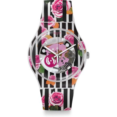 Montre Swatch Originals Large (41mm) SUOW110 Rose Explosion
