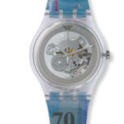 Montre Swatch Originals Large (41mm) SUOZ181 Septante Blue