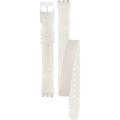 Bracelet Swatch Plastic - Originals Small (25mm) - L ALK343 LK343 Silver Glistar