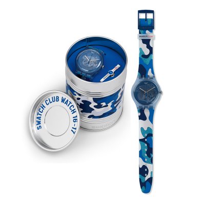 Montre Swatch Originals Large (41mm) SUOZ215 Silverscape