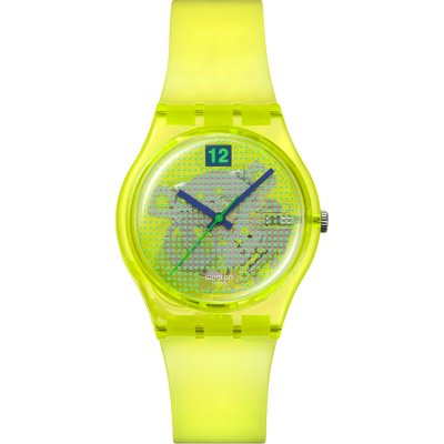 Montre Swatch Originals Medium (34mm) SO28J103 Luminously Lemon
