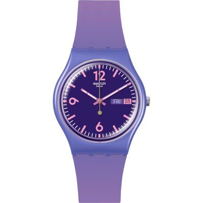 Montre Swatch Originals Medium (34mm) SO28V700 Purple Rollshot
