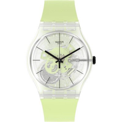 Montre Swatch Originals Large (41mm) SO29K106 Green Daze