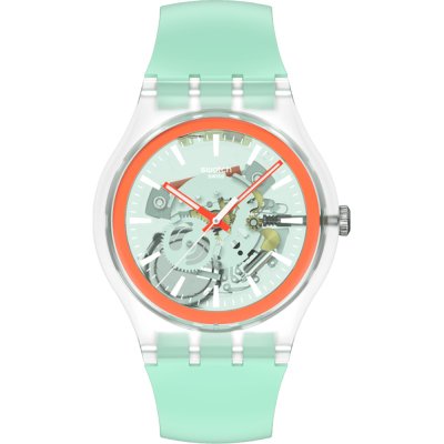 Montre Swatch Originals Large (41mm) SO29K120-6000 Sweetly mint Pay!