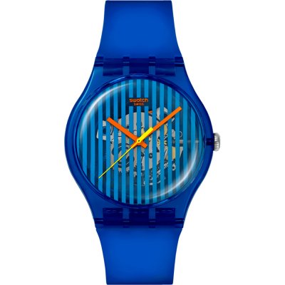 Montre Swatch Originals Large (41mm) SO29S102 Brilliantly Blue