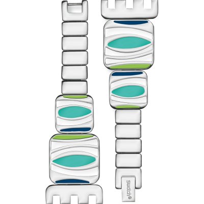 Bracelet Swatch Plastic - Square SUB 18mm ASUBK140G SUBK140G My Poetry