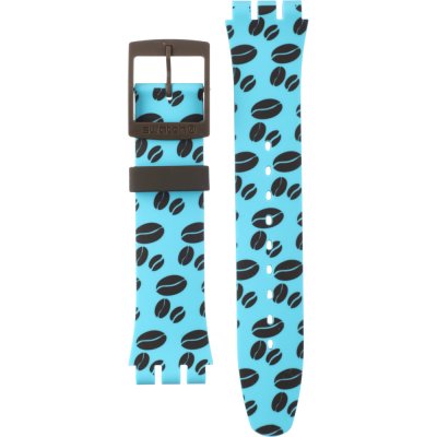 Bracelet Swatch Plastic - Originals Large (41mm) SUO/SO29/SO32 ASUOC106 SUOC106 Coffee Blue-S