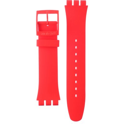 Bracelet Swatch Plastic - Originals Large (41mm) SUO/SO29/SO32 ASUOR707 SUOR707 Red Me Up