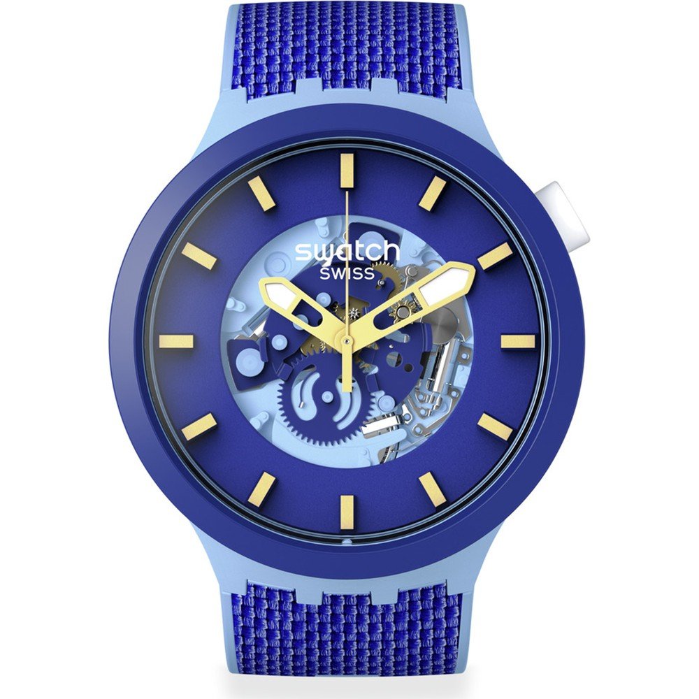Montre Swatch Big Bold SB05N105 Bouncing Blue