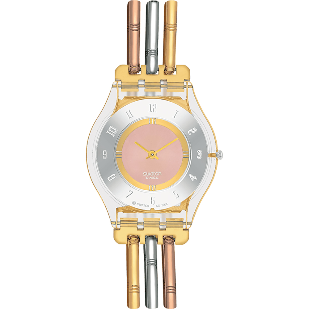 Montre Swatch Skin SS08K101A Tri Gold Again Large